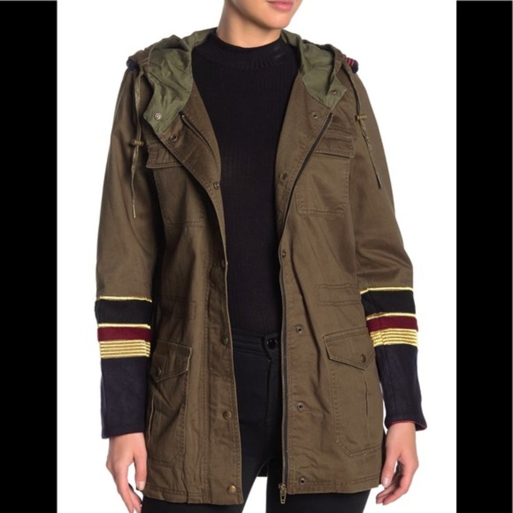 BLANKNYC Military Contrast Cuff Jacket WM XS